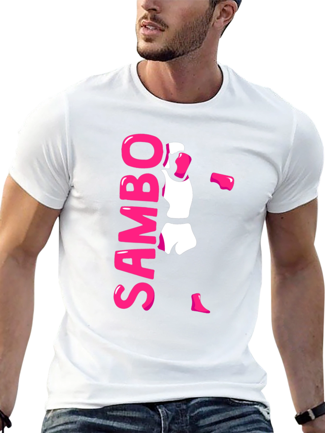 Sambo Fighter Black T-Shirt
