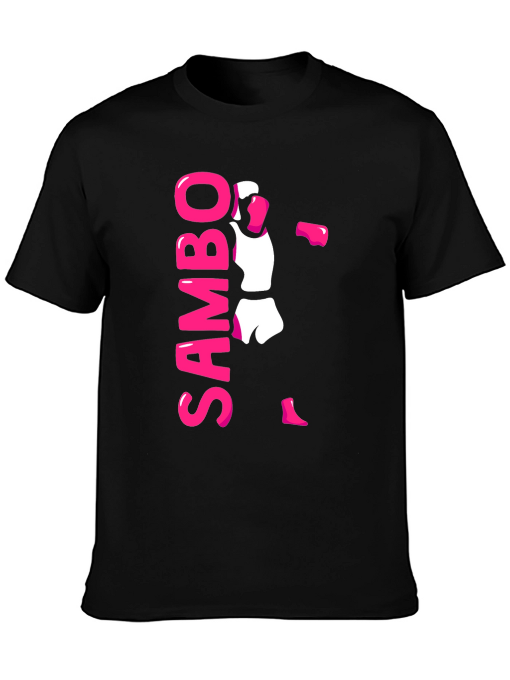 Sambo Fighter Black T-Shirt
