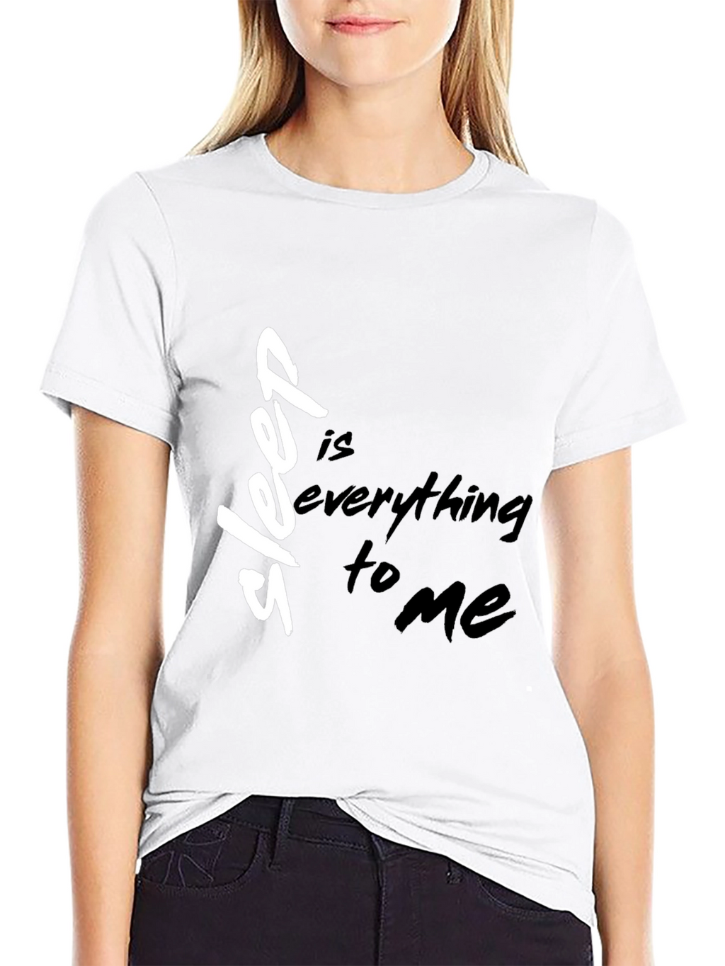 Sleep Is Everything to Me Black T-Shirt