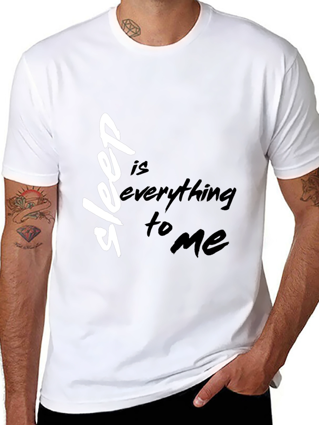 Sleep Is Everything to Me Black T-Shirt