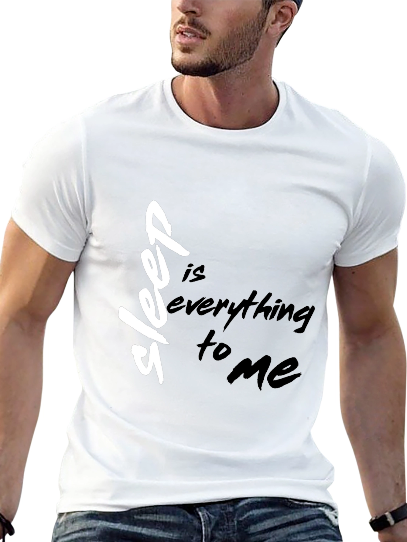 Sleep Is Everything to Me Black T-Shirt