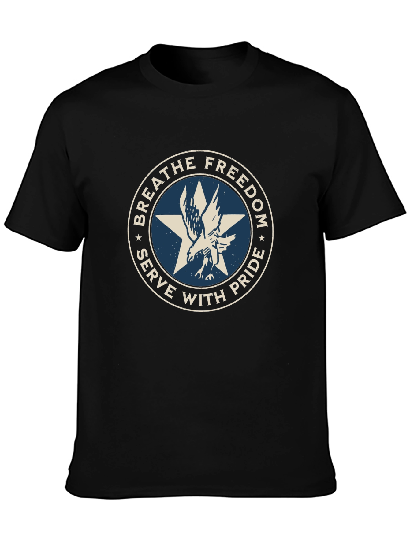 Breathe Freedom Eagle Graphic Tee