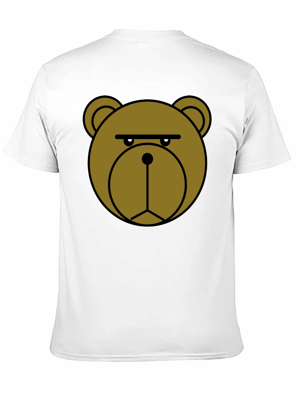 Grumpy Bear Graphic T-Shirt - Black