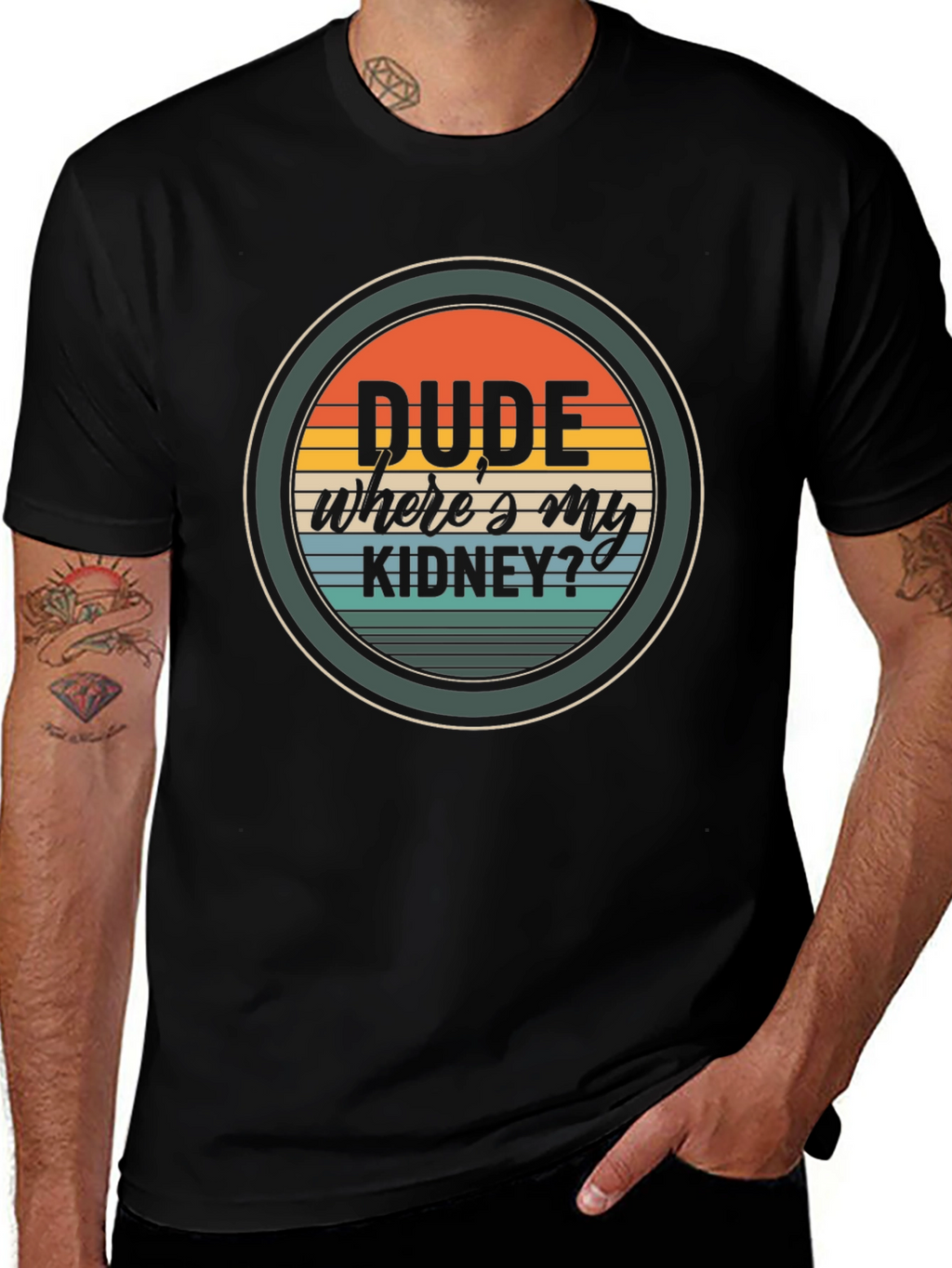 Dude Wheres My Kidney? Graphic T-Shirt
