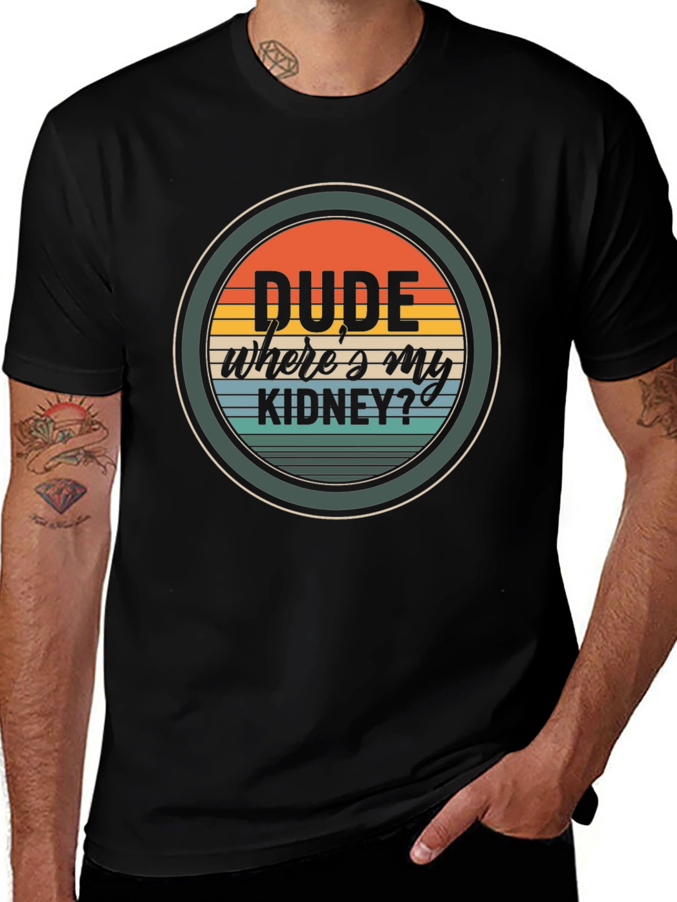 Dude Wheres My Kidney? Graphic T-Shirt