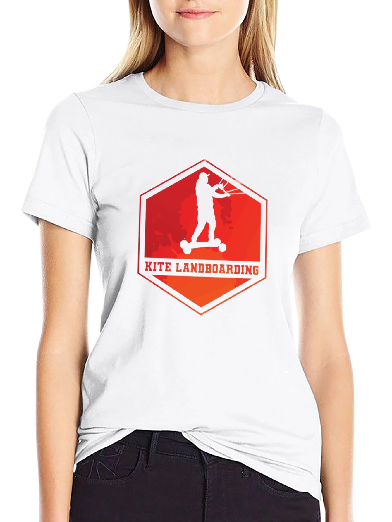 Kite Landboarding Graphic Tee - Black