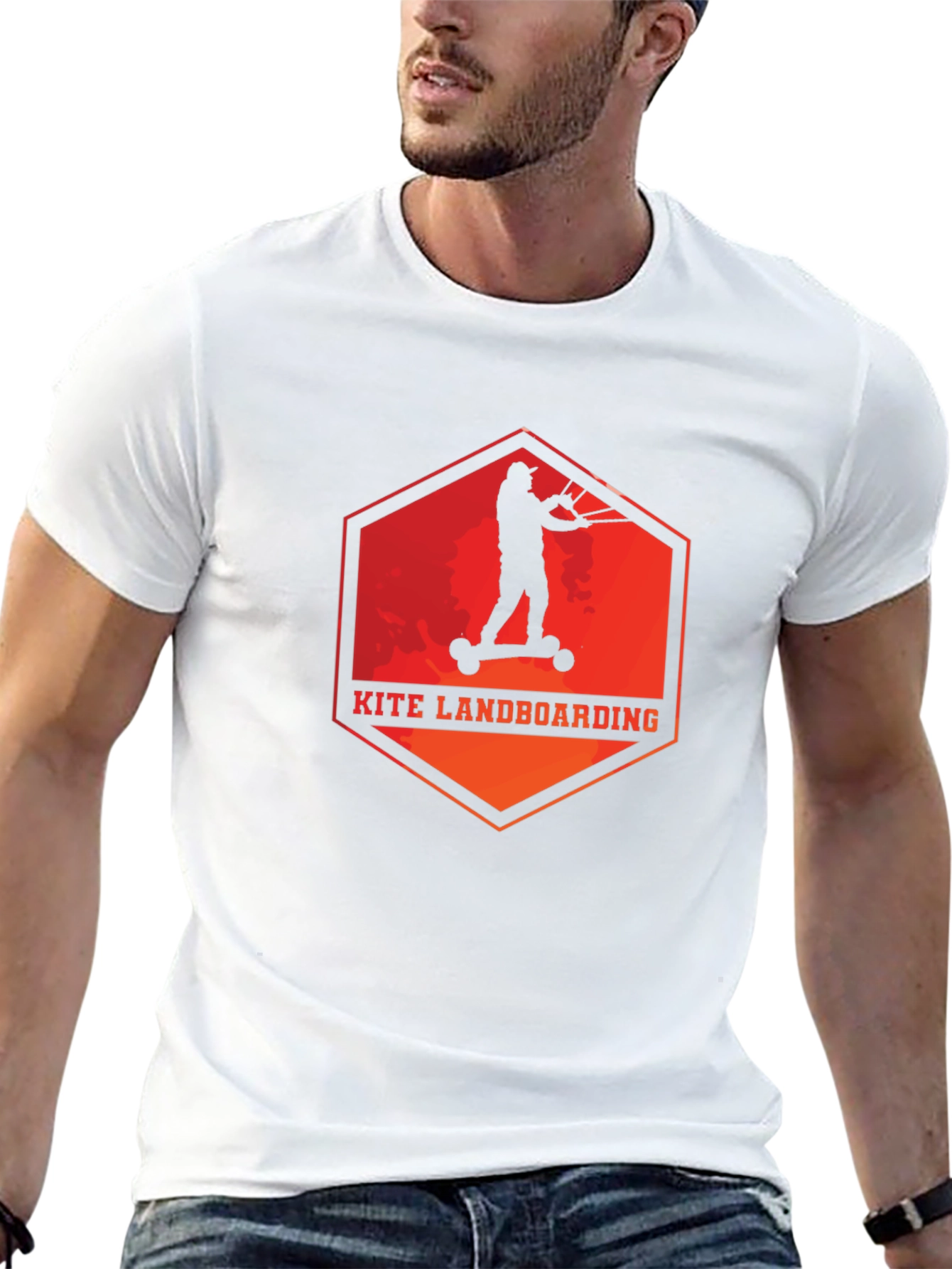 Kite Landboarding Graphic Tee - Black