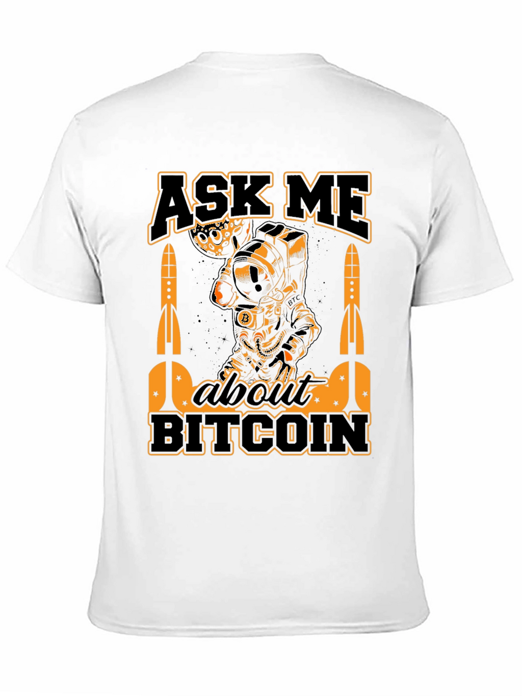 Ask Me About Bitcoin Black T-Shirt