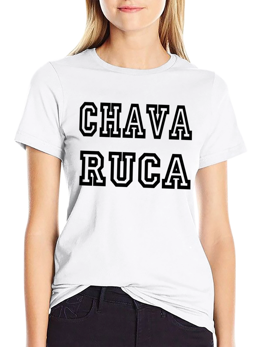 Chava Ruca Black Graphic T-Shirt