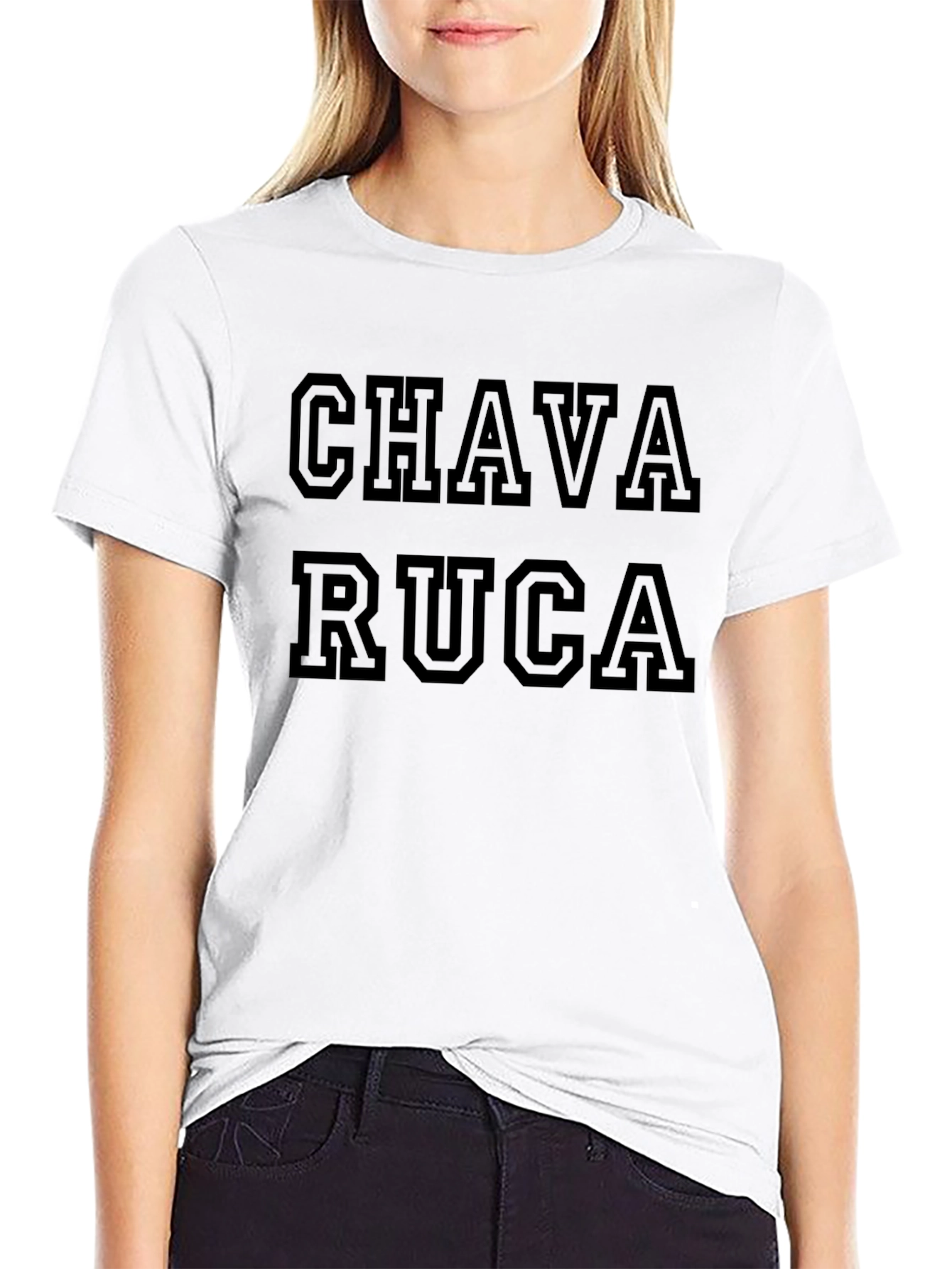 Chava Ruca Black Graphic T-Shirt