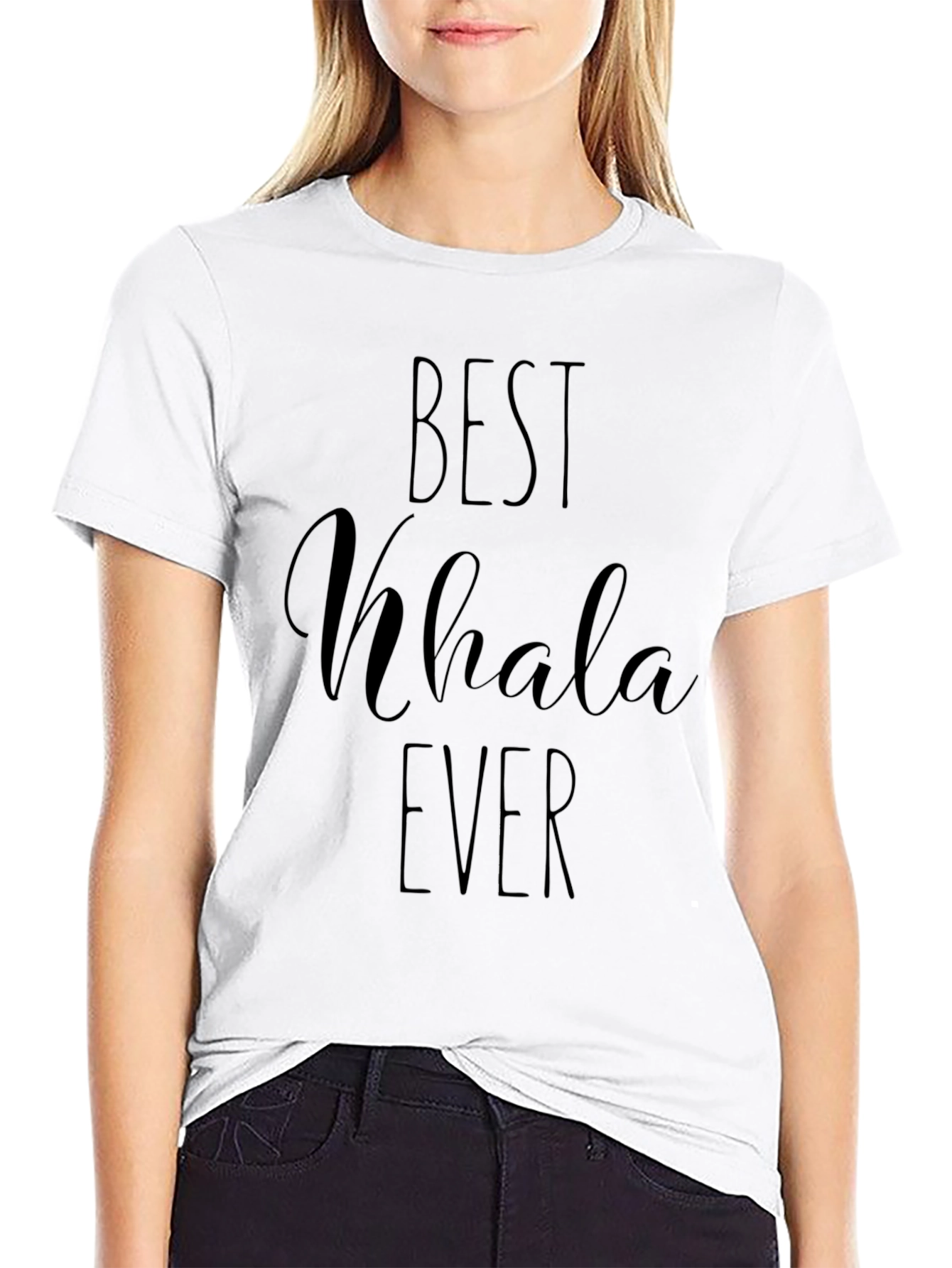 Best Khala Ever Black T-Shirt