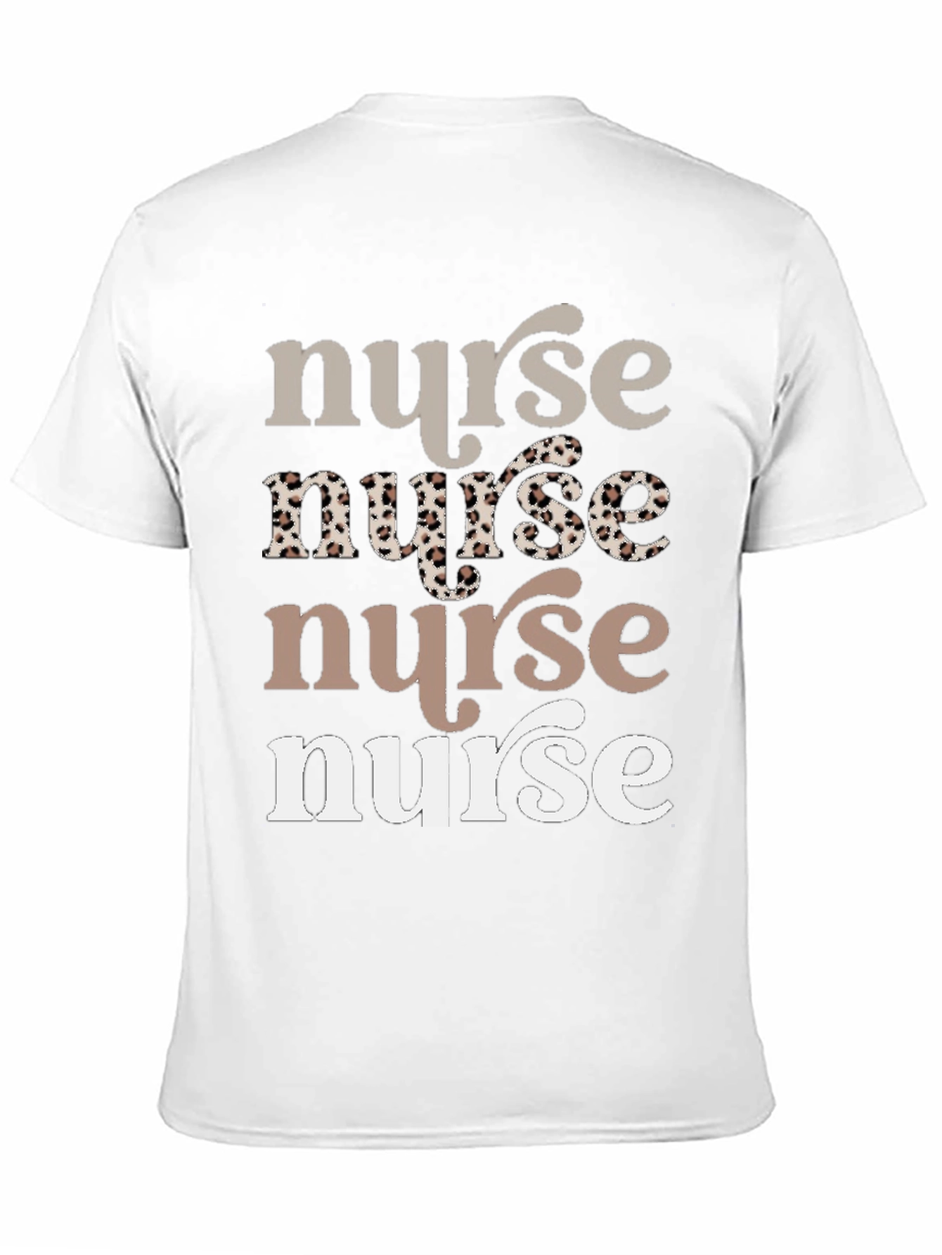 Stylish Nurse Graphic Tee - Soft Cotton Blend