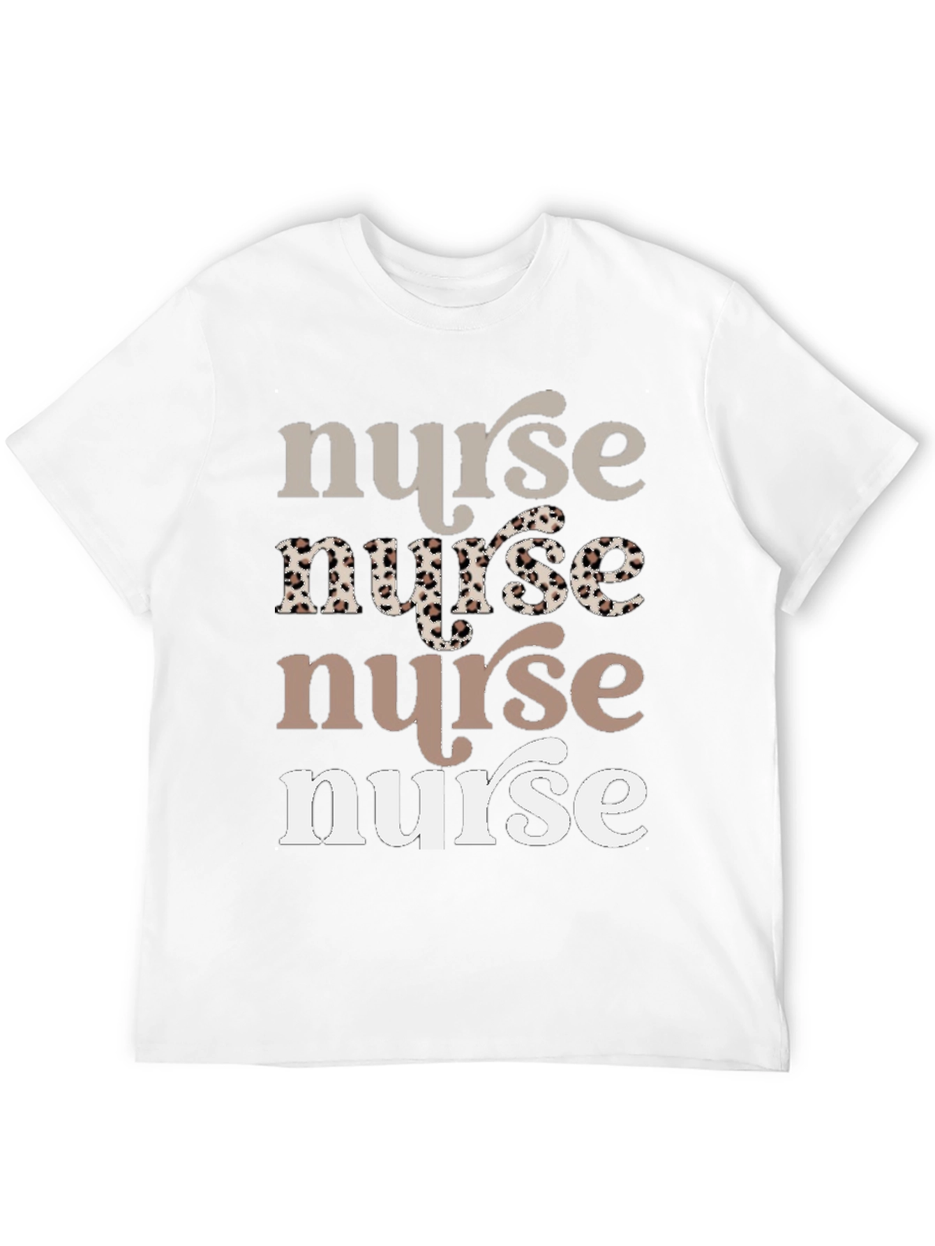 Stylish Nurse Graphic Tee - Soft Cotton Blend