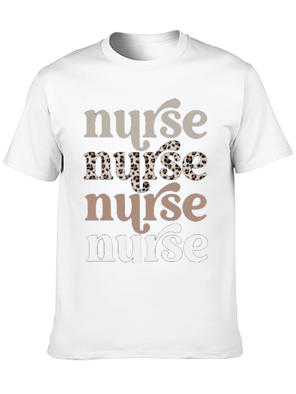 Stylish Nurse Graphic Tee - Soft Cotton Blend