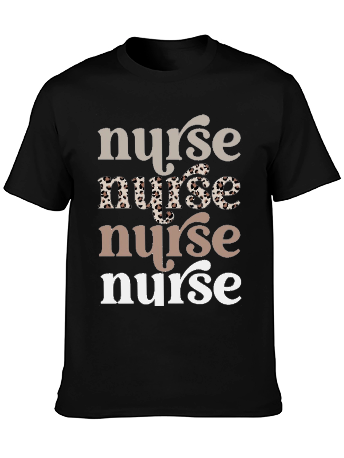 Stylish Nurse Graphic Tee - Soft Cotton Blend