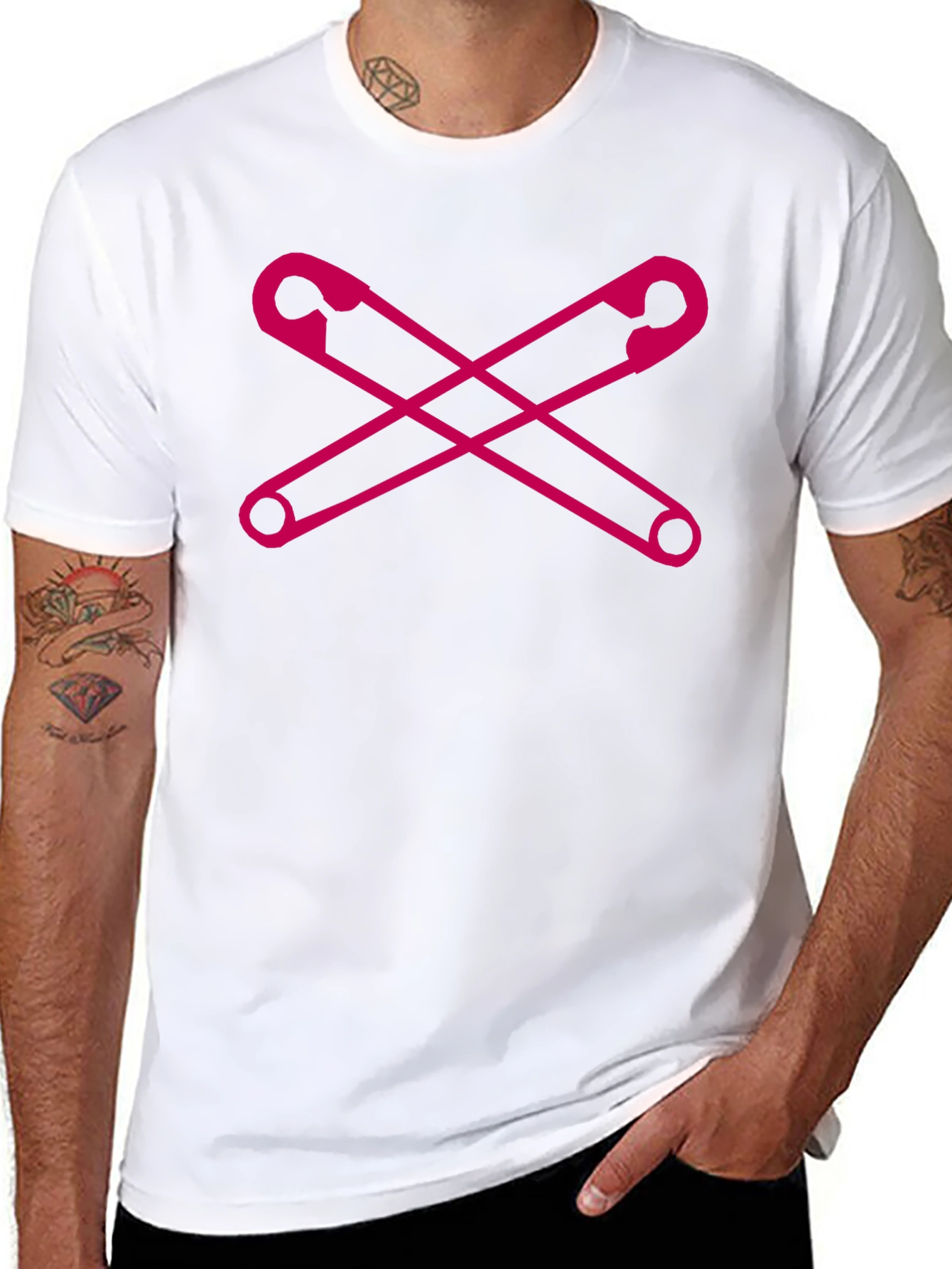 Safety Pin X T-Shirt