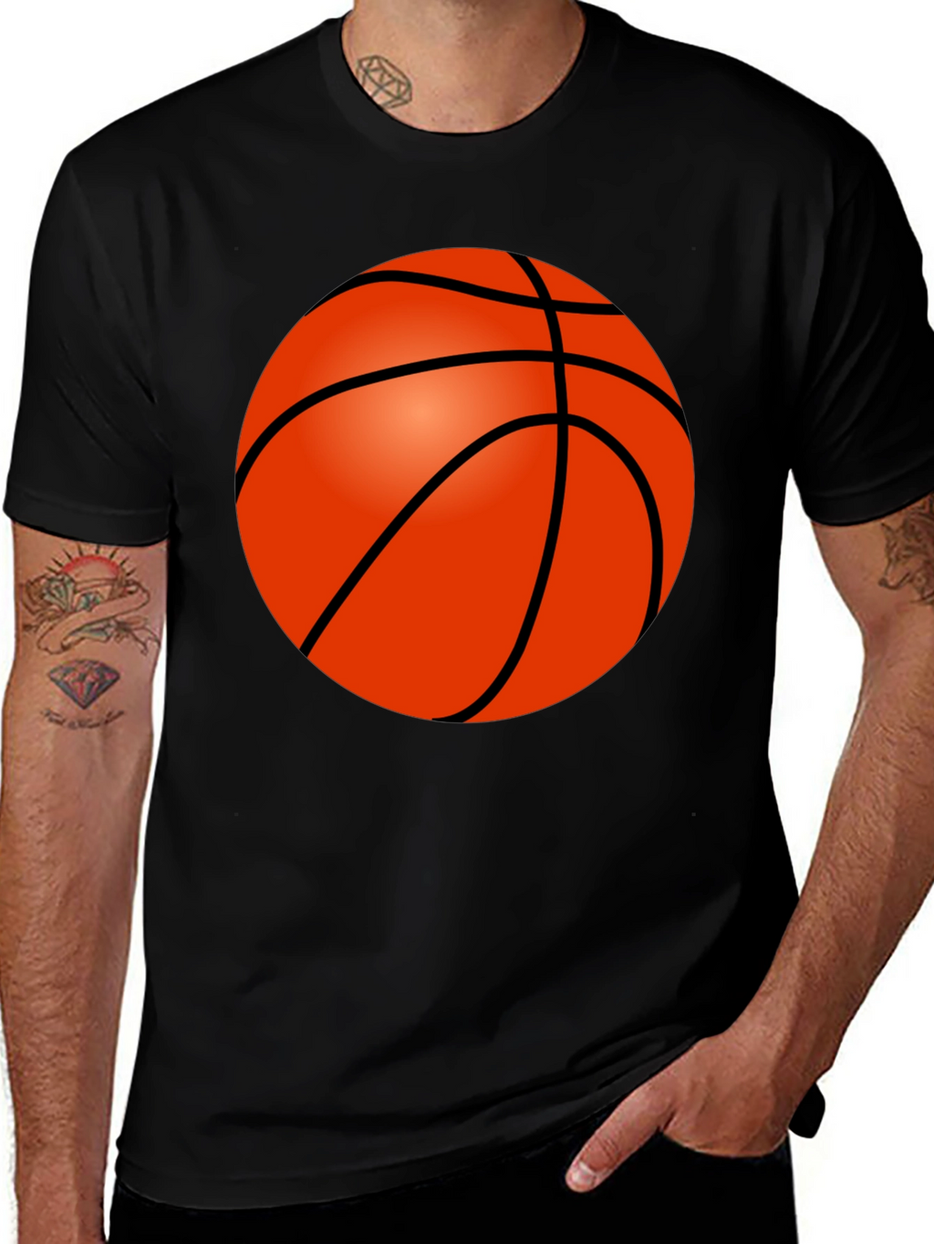 Basketball Graphic Tee - Sporty Style