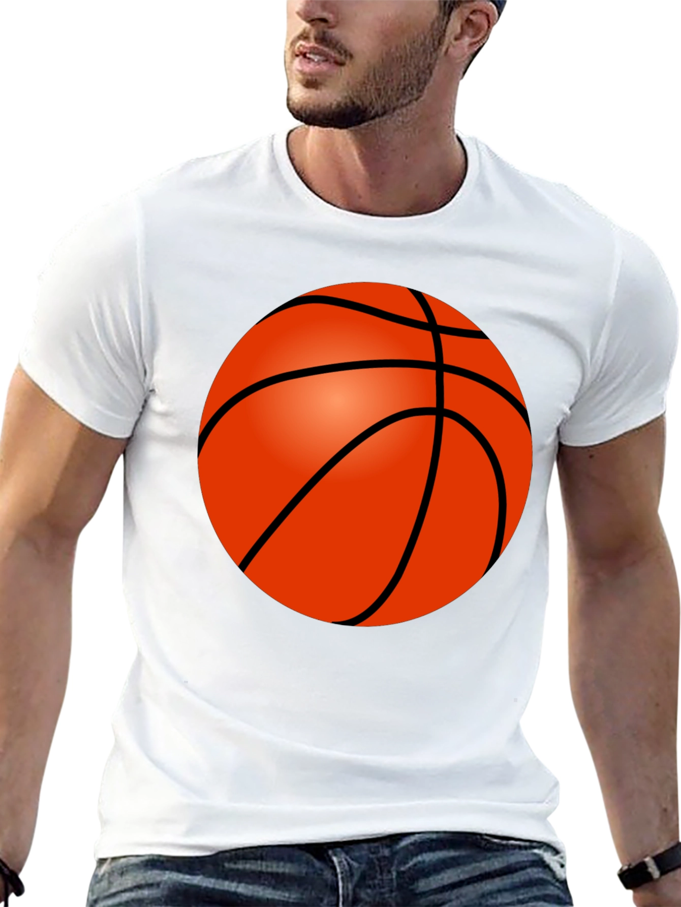 Basketball Graphic Tee - Sporty Style