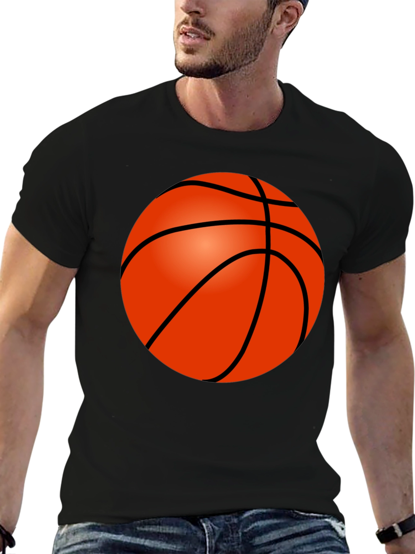 Basketball Graphic Tee - Sporty Style