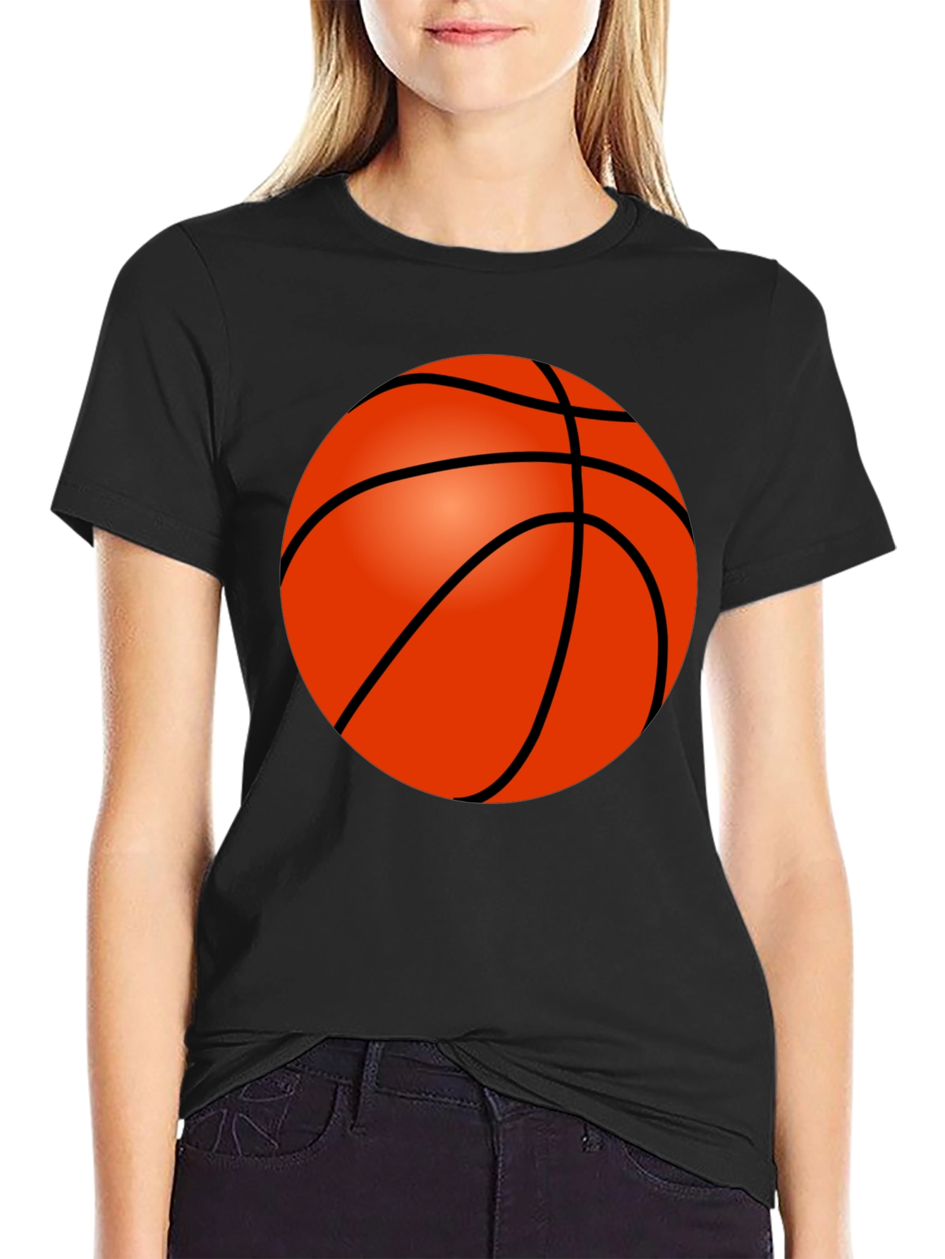 Basketball Graphic Tee - Sporty Style