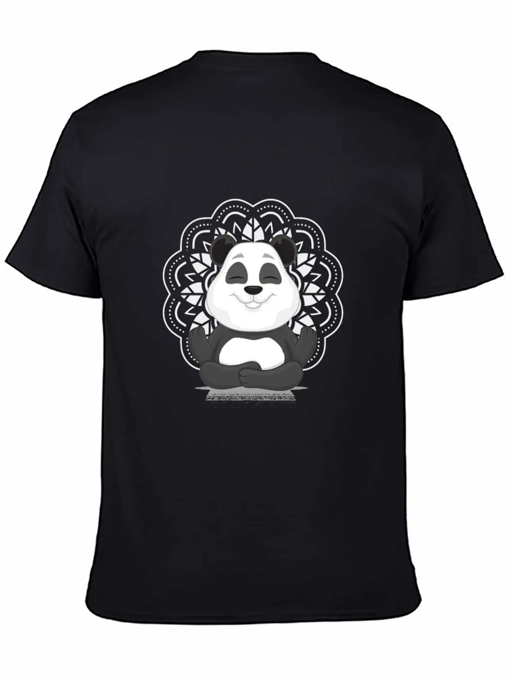 Zen Panda Casual Graphic T-Shirt – Simple And Comfortable Daily Wear