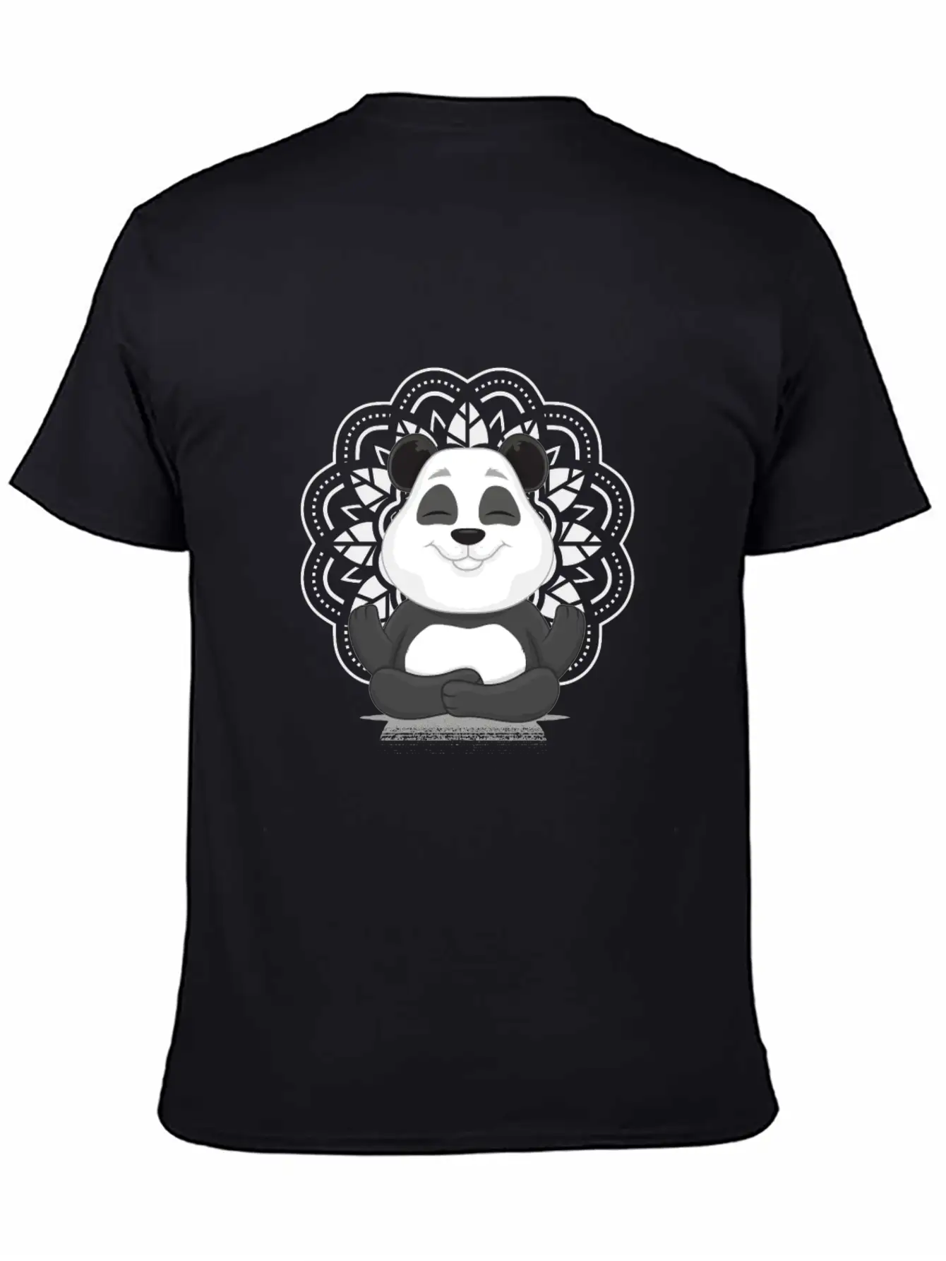 Zen Panda Casual Graphic T-Shirt – Simple And Comfortable Daily Wear