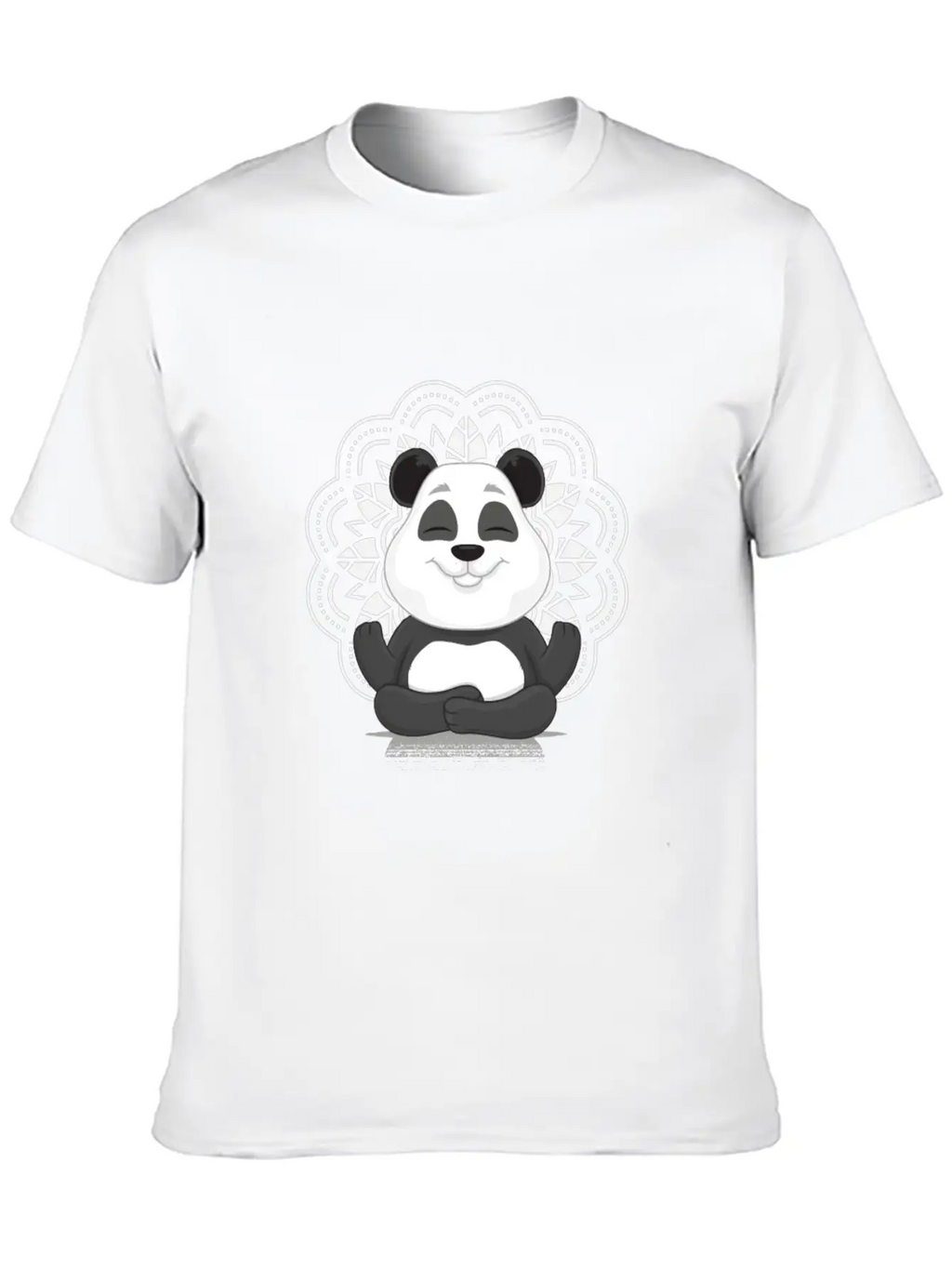 Zen Panda Casual Graphic T-Shirt – Simple And Comfortable Daily Wear
