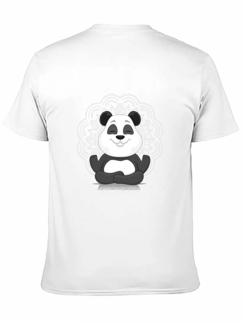 Zen Panda Casual Graphic T-Shirt – Simple And Comfortable Daily Wear