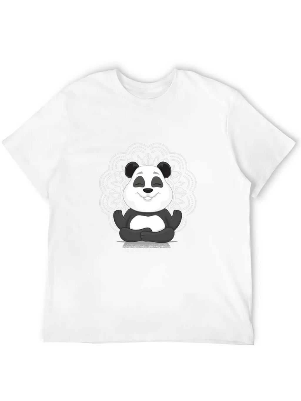 Zen Panda Casual Graphic T-Shirt – Simple And Comfortable Daily Wear