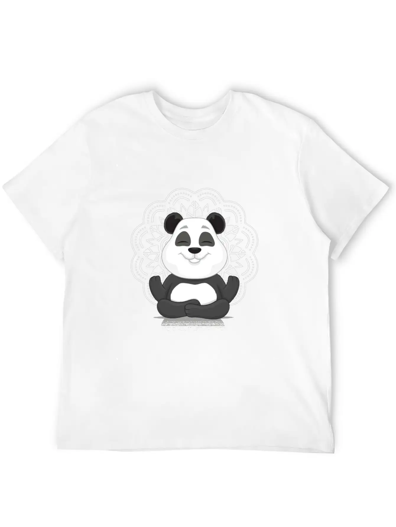 Zen Panda Casual Graphic T-Shirt – Simple And Comfortable Daily Wear