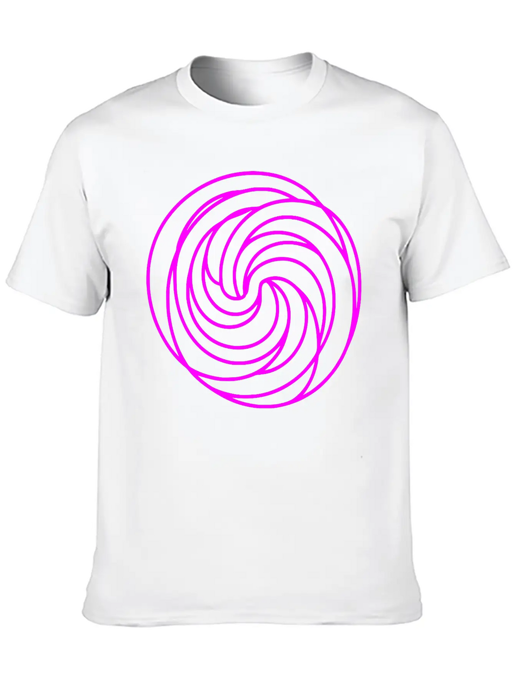 Zentangle Swirl Circle Design Vector Essential Cotton Tee For Daily Outfits – Unisex Style