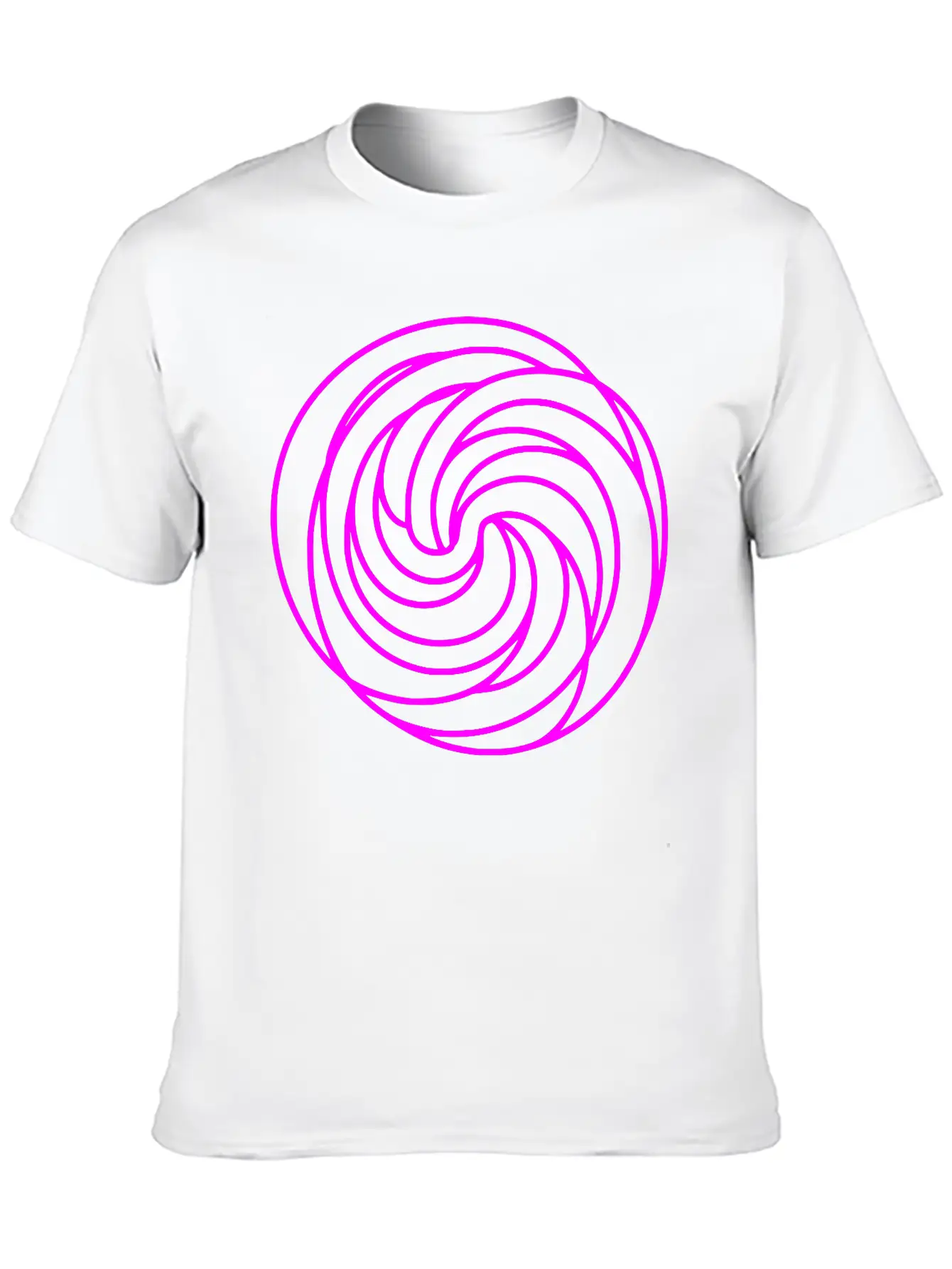 Zentangle Swirl Circle Design Vector Essential Cotton Tee For Daily Outfits – Unisex Style