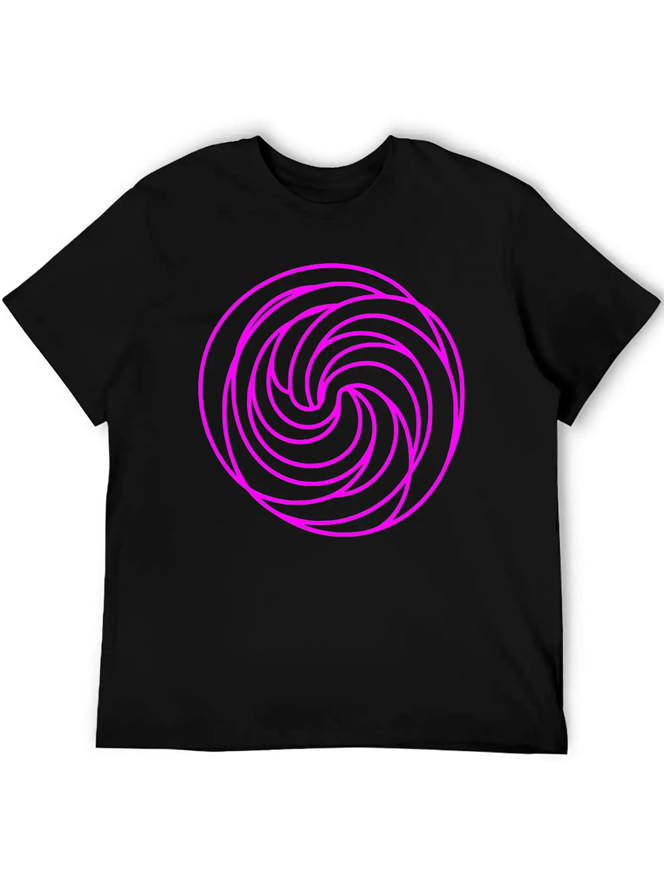 Zentangle Swirl Circle Design Vector Essential Cotton Tee For Daily Outfits – Unisex Style