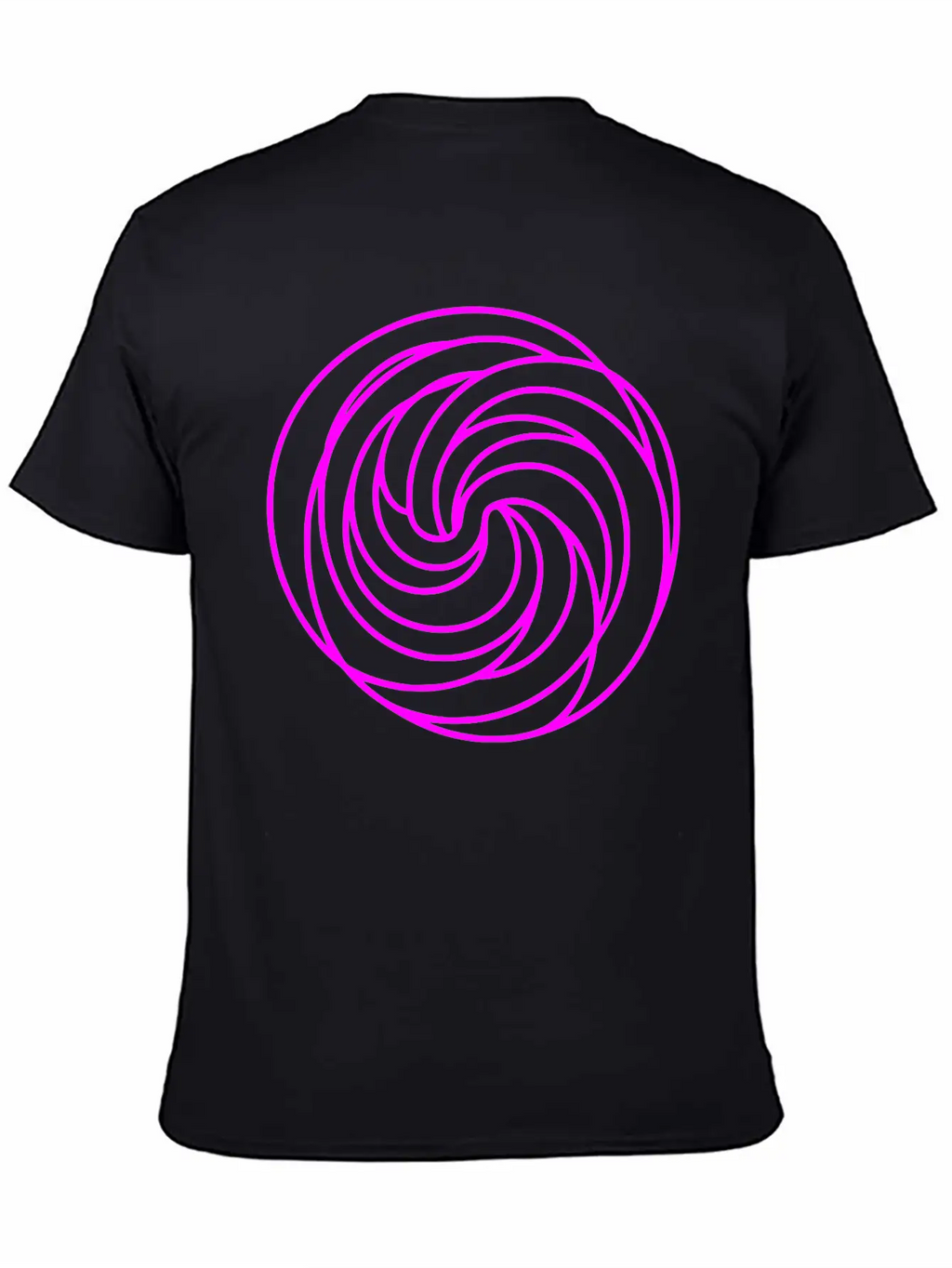 Zentangle Swirl Circle Design Vector Essential Cotton Tee For Daily Outfits – Unisex Style