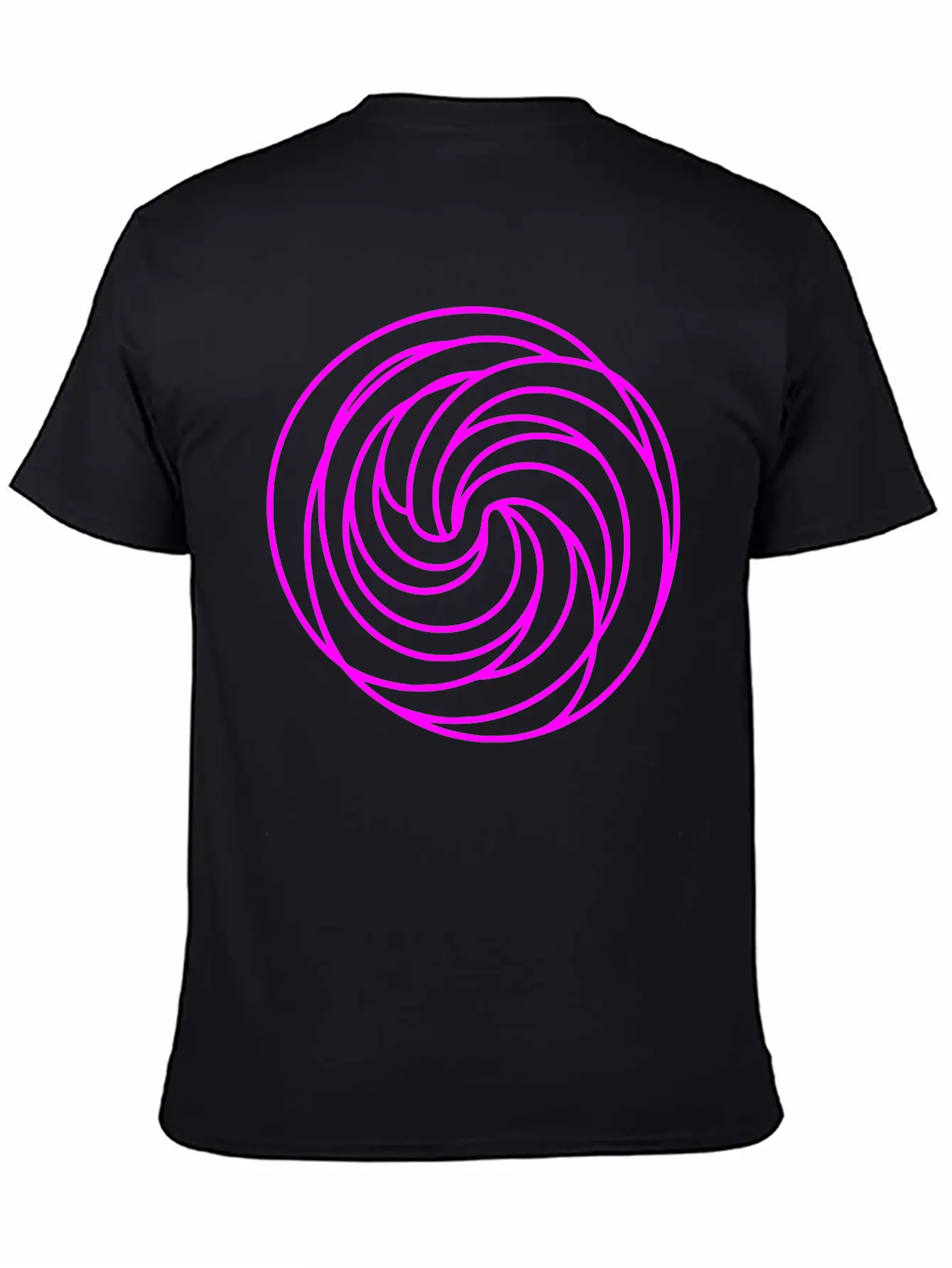 Zentangle Swirl Circle Design Vector Essential Cotton Tee For Daily Outfits – Unisex Style