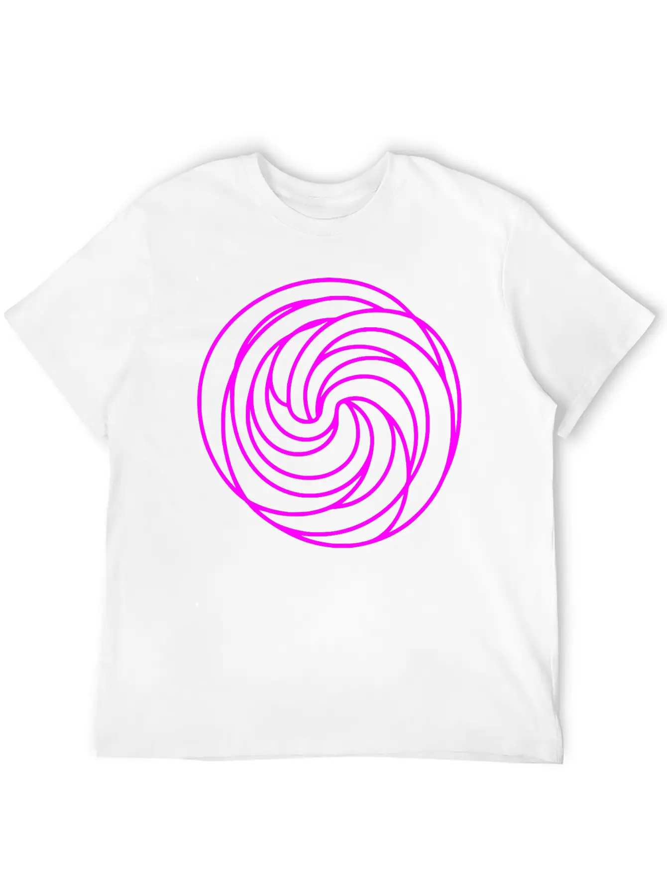 Zentangle Swirl Circle Design Vector Essential Cotton Tee For Daily Outfits – Unisex Style