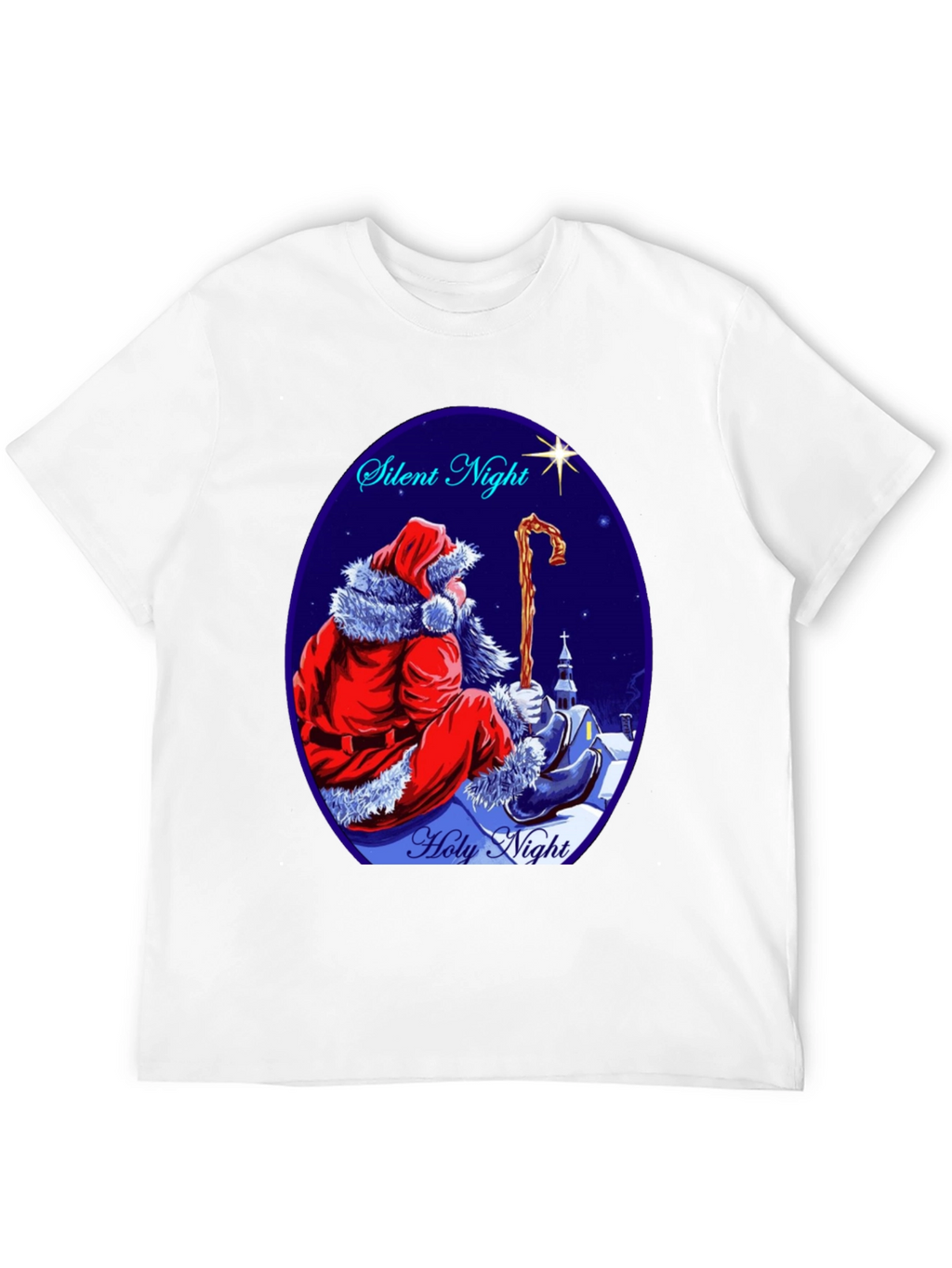 Silent Night Santa T-Shirt