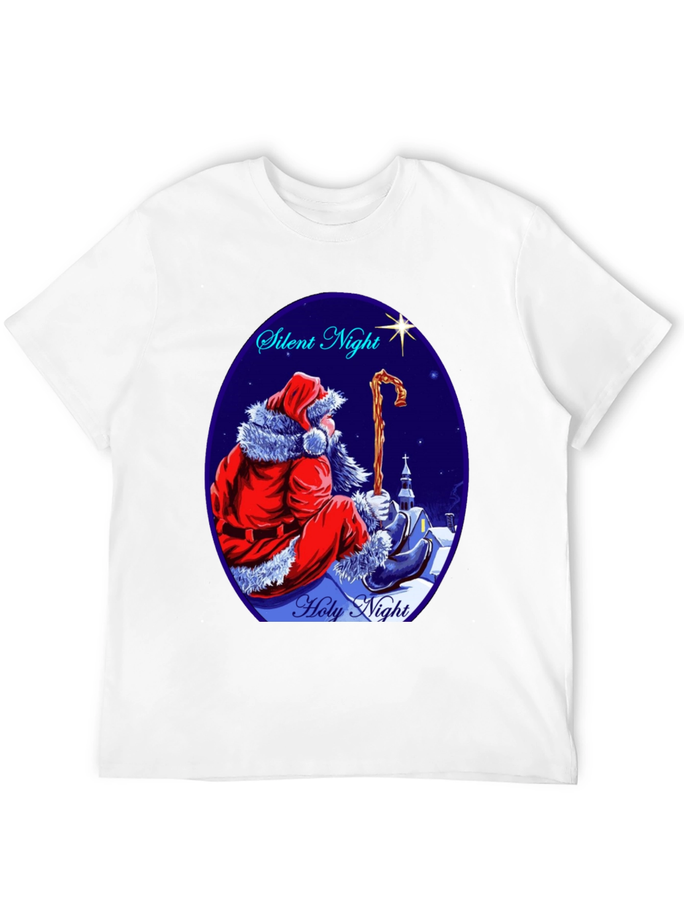 Silent Night Santa T-Shirt