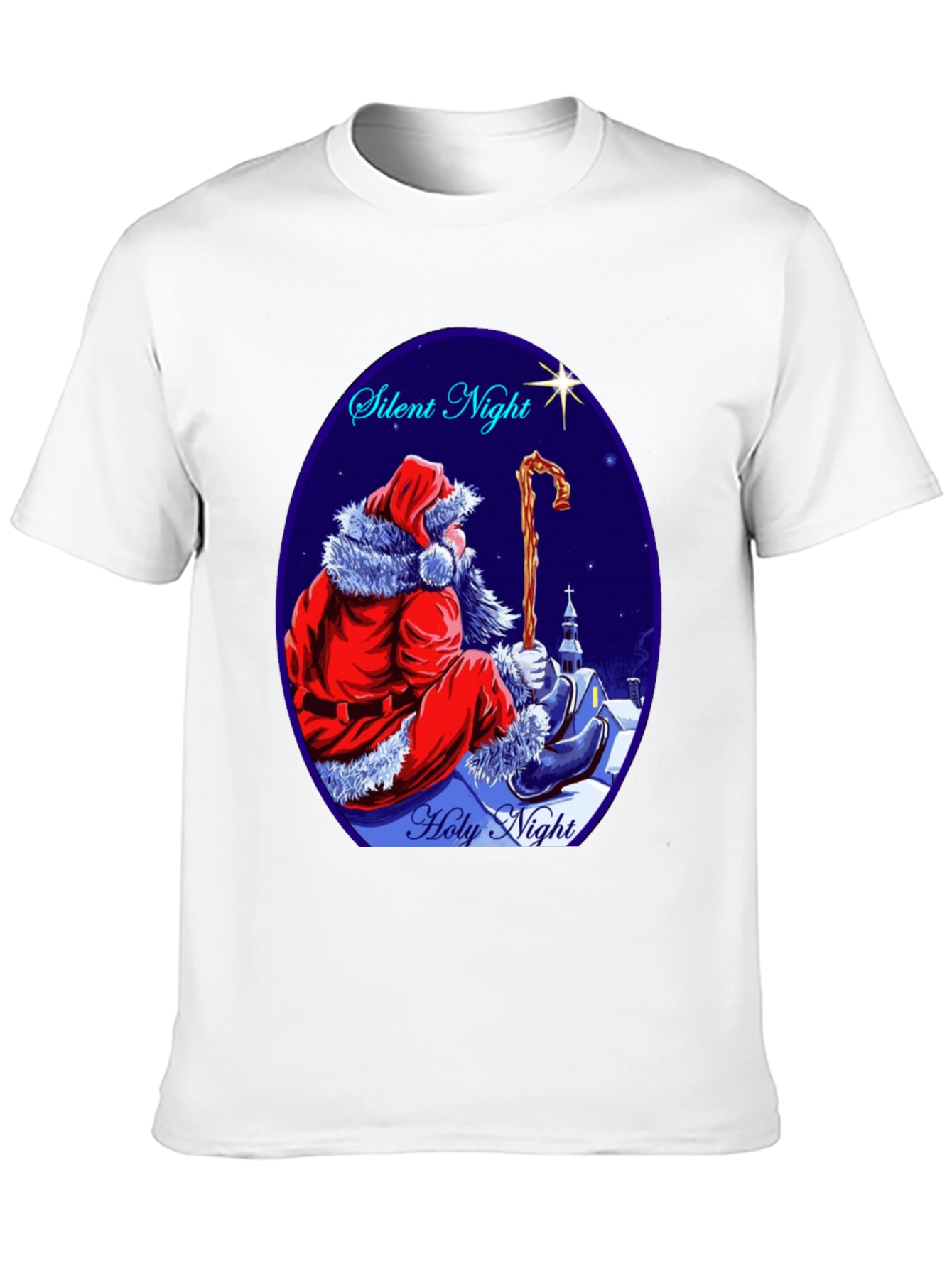Silent Night Santa T-Shirt