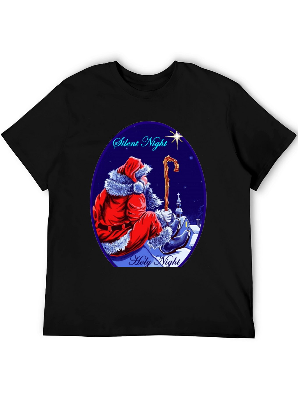 Silent Night Santa T-Shirt