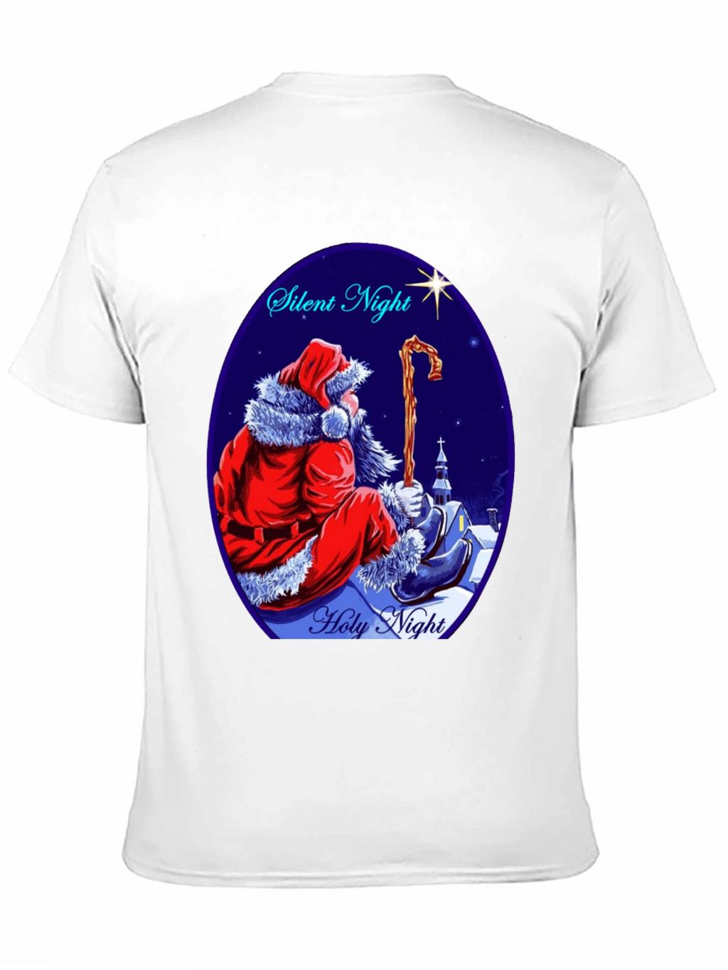 Silent Night Santa T-Shirt