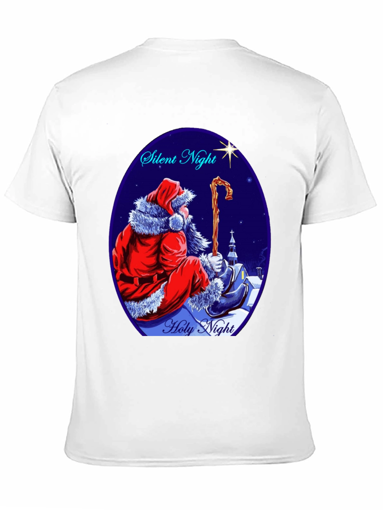 Silent Night Santa T-Shirt