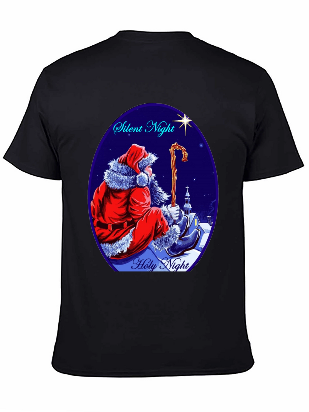 Silent Night Santa T-Shirt