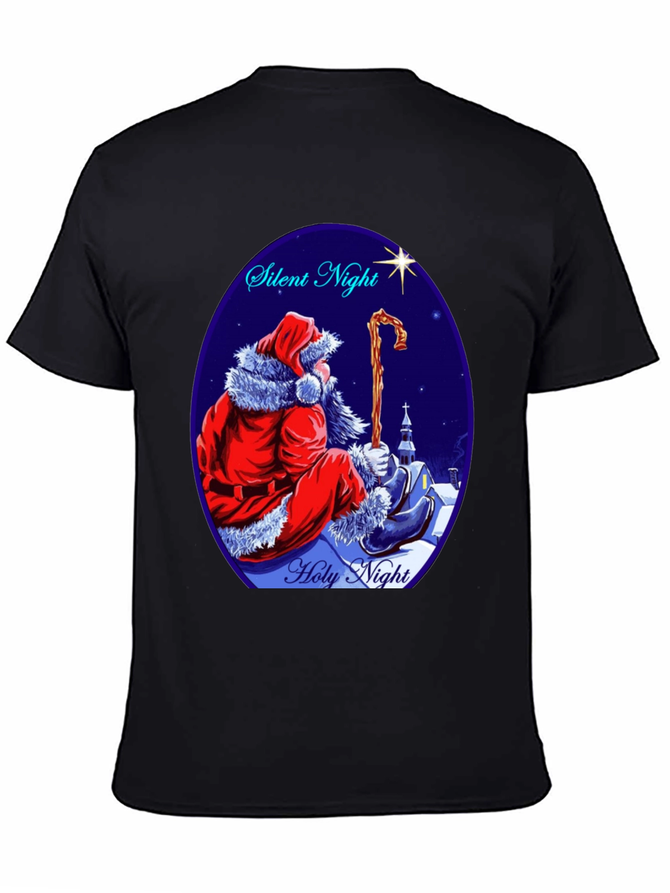 Silent Night Santa T-Shirt