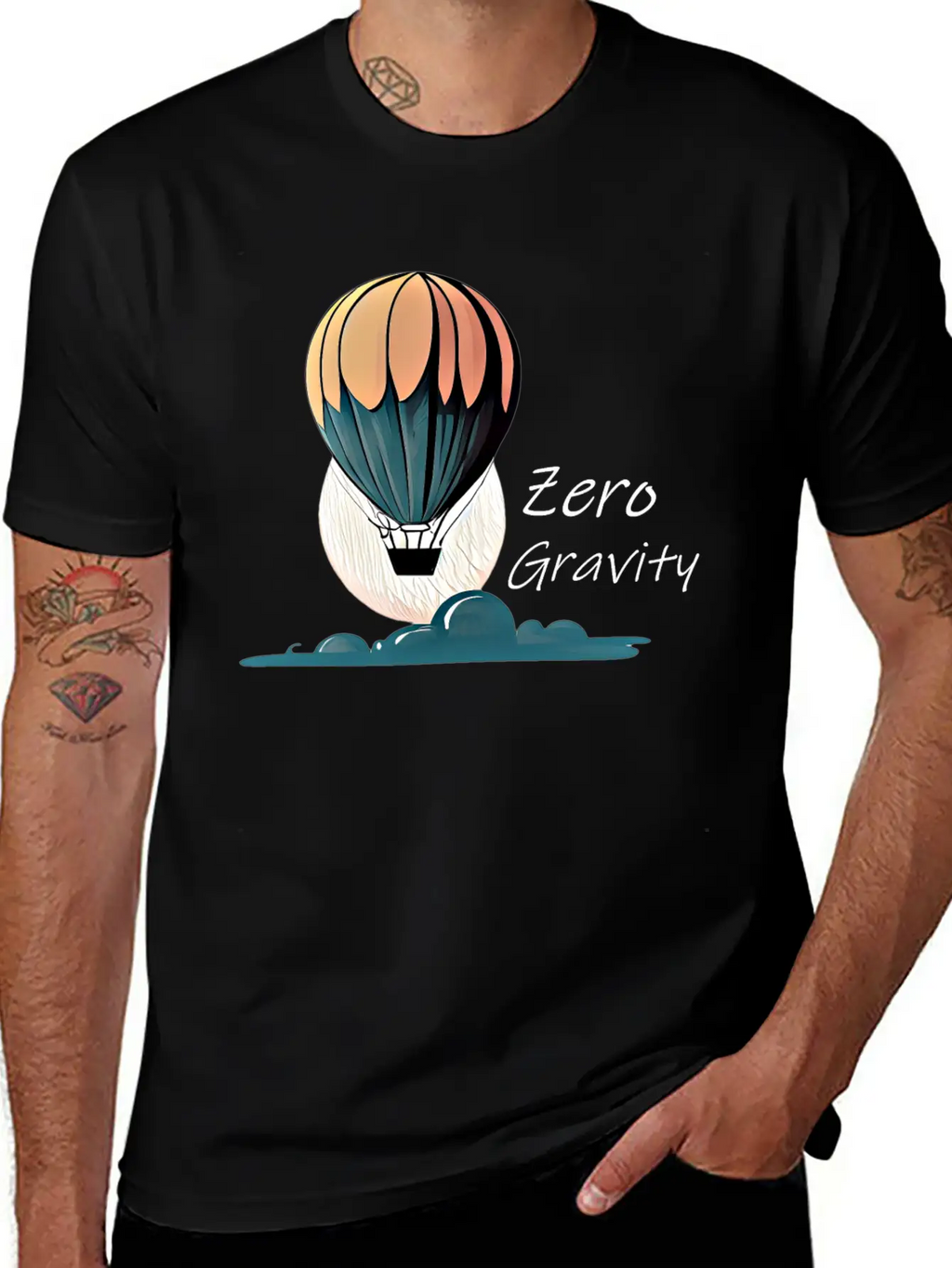 Zero Gravity Air Baloon T-shirt Unisex Casual T-Shirt – Clean Design For Daily Comfort