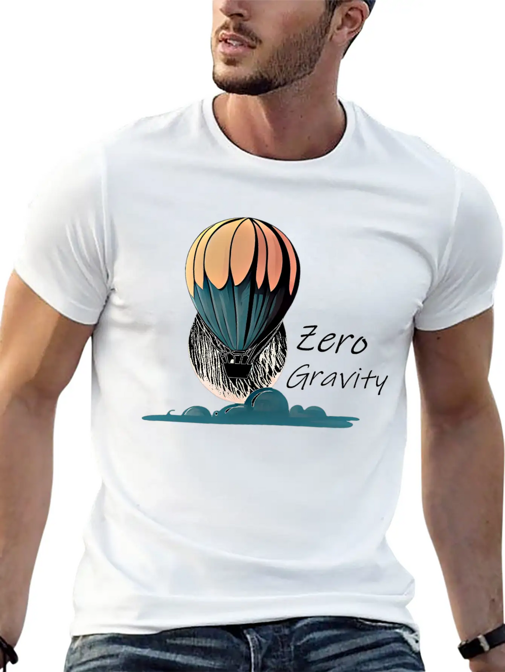 Zero Gravity Air Baloon T-shirt Unisex Casual T-Shirt – Clean Design For Daily Comfort