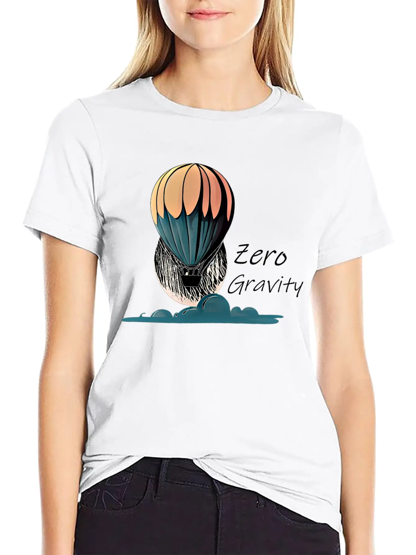 Zero Gravity Air Baloon T-shirt Unisex Casual T-Shirt – Clean Design For Daily Comfort