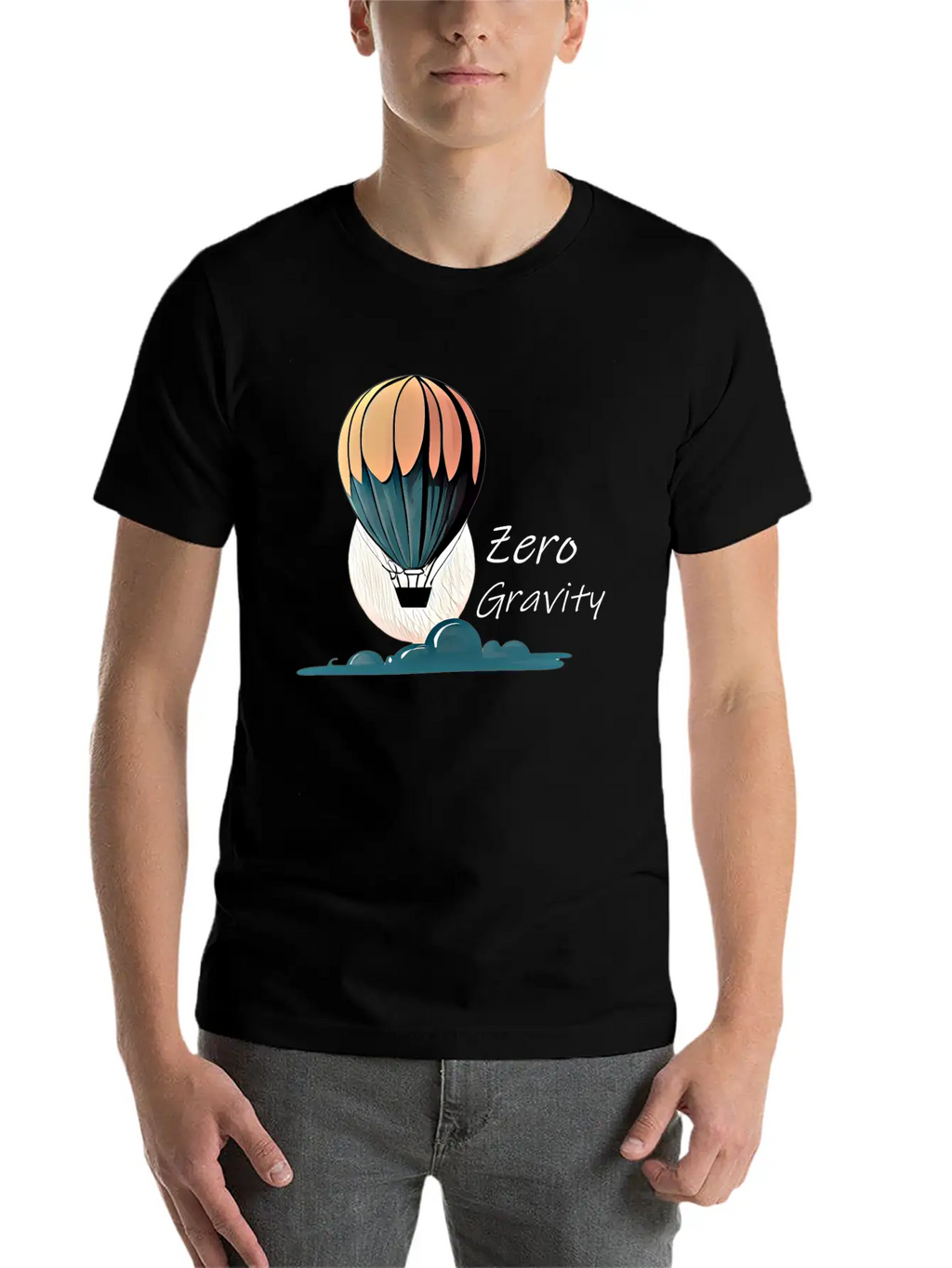 Zero Gravity Air Baloon T-shirt Unisex Casual T-Shirt – Clean Design For Daily Comfort