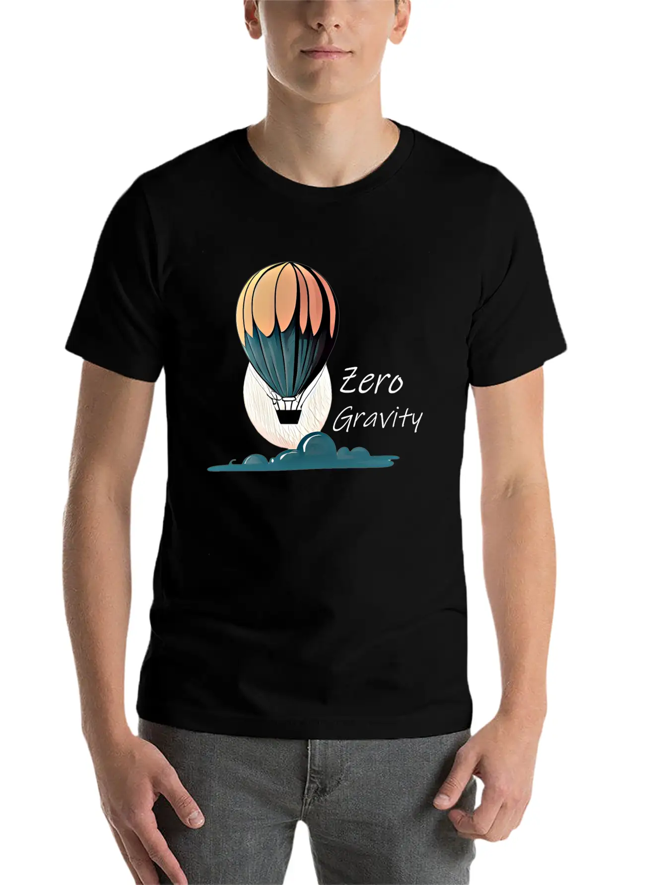 Zero Gravity Air Baloon T-shirt Unisex Casual T-Shirt – Clean Design For Daily Comfort