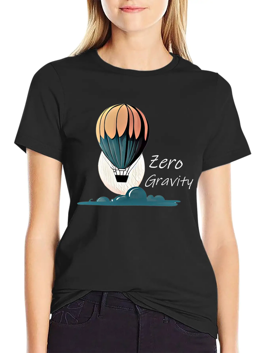 Zero Gravity Air Baloon T-shirt Unisex Casual T-Shirt – Clean Design For Daily Comfort